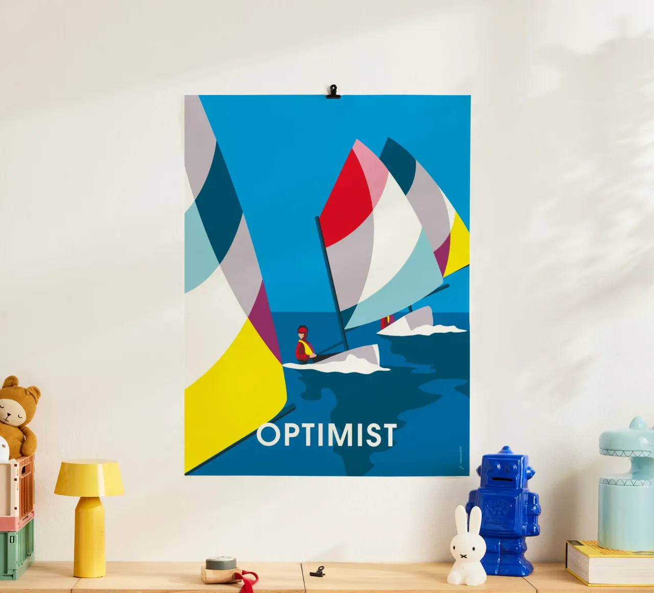 Optimist poster van Fabienne Petit