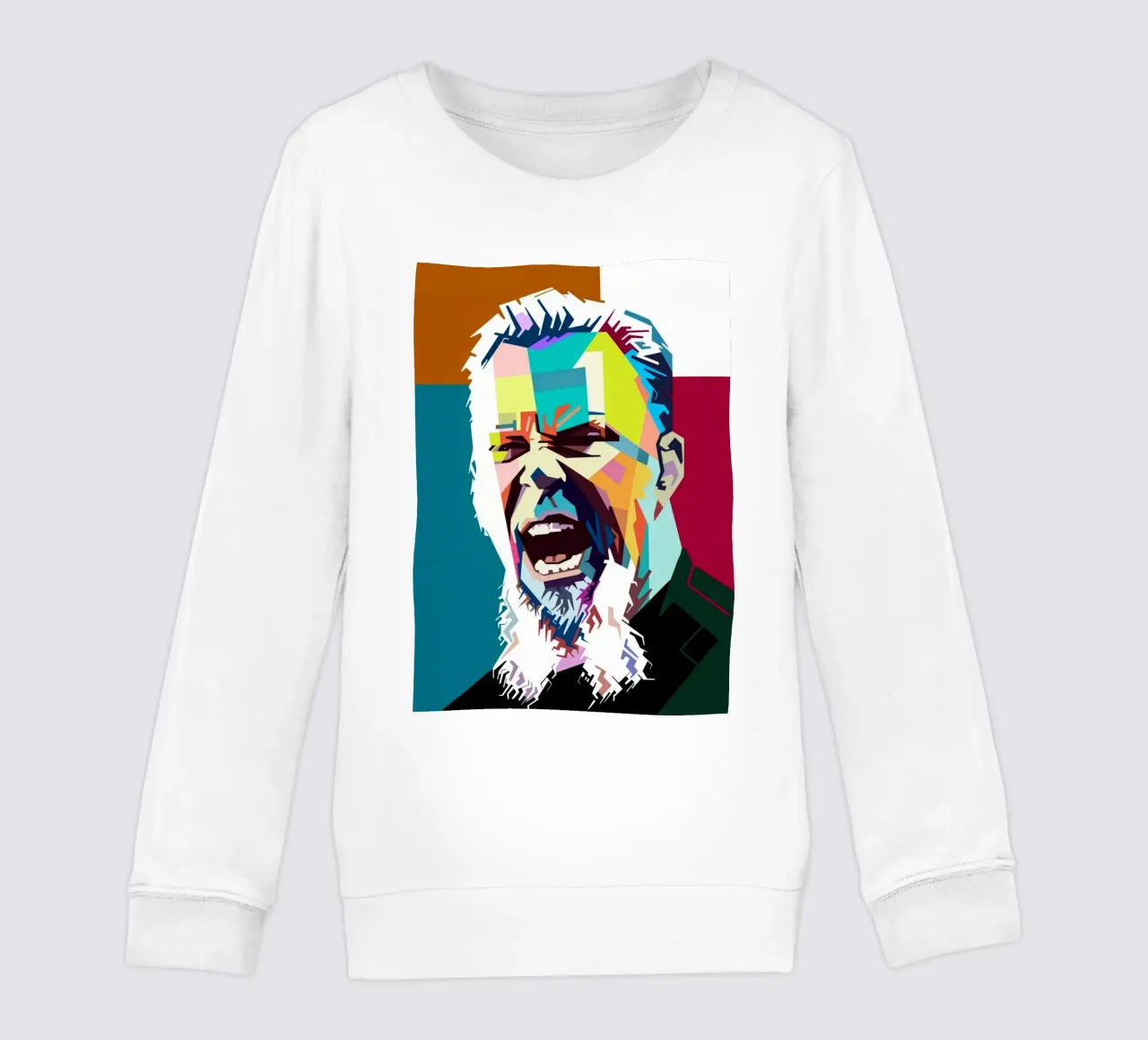 James Hetfield Metallica pop art felpa bambino da Hantamrata