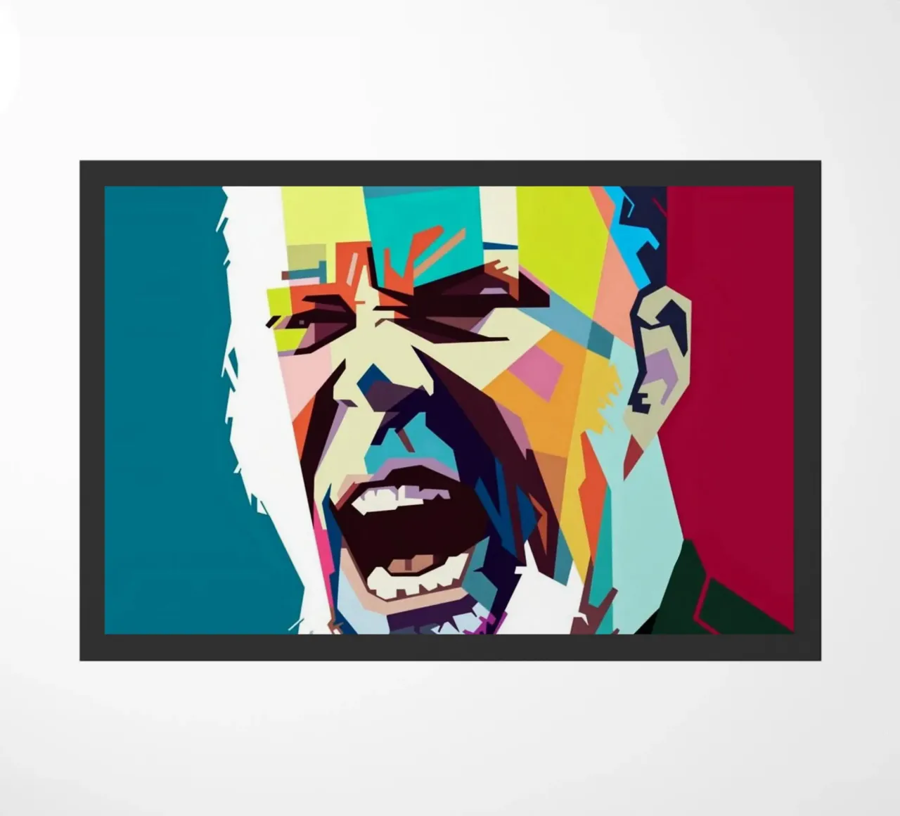 James Hetfield Metallica pop art zerbino da Hantamrata