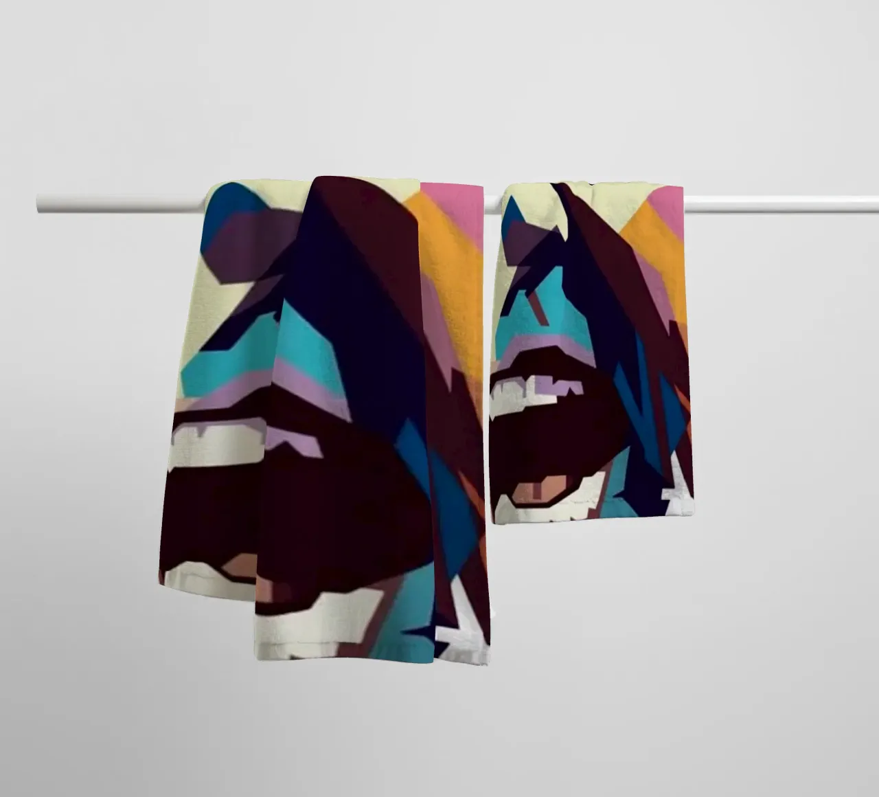 James Hetfield Metallica pop art asciugamano da bagno da Hantamrata