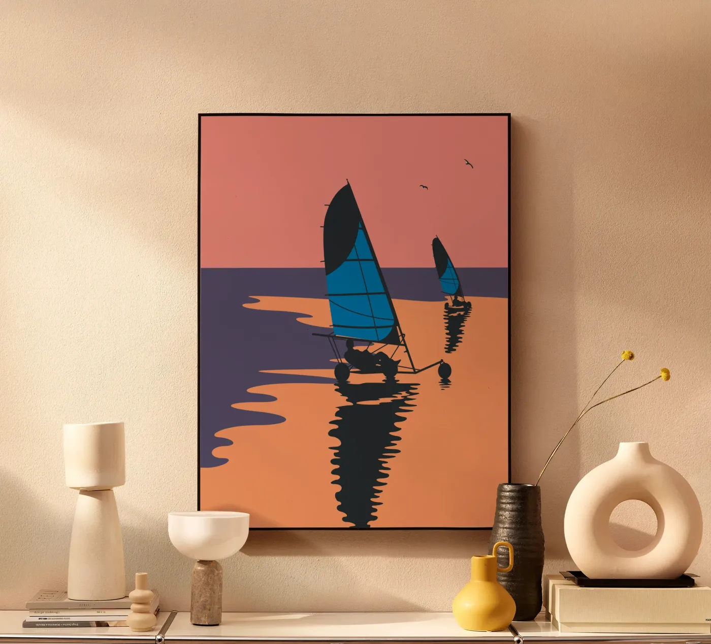 Barche a vela plexiglass da Fabienne Petit