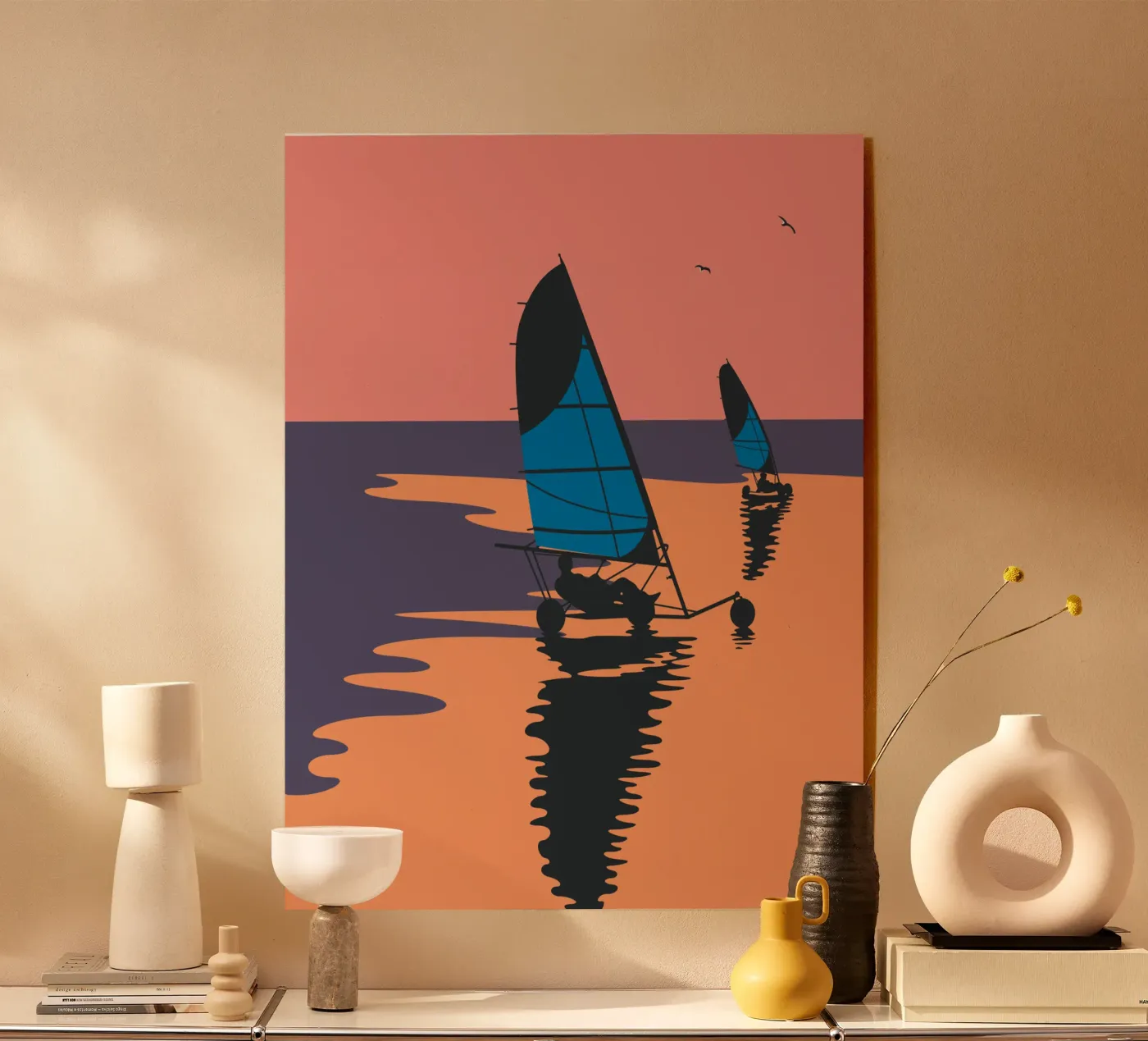 Barche a vela plexiglass da Fabienne Petit