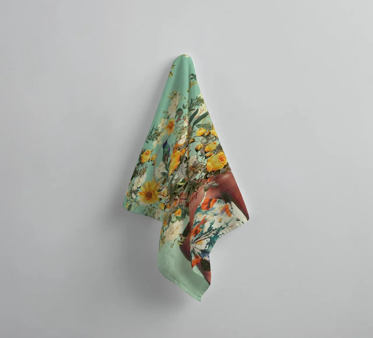 You Loved Me A Thousand Summers Ago towel by Frank Moth