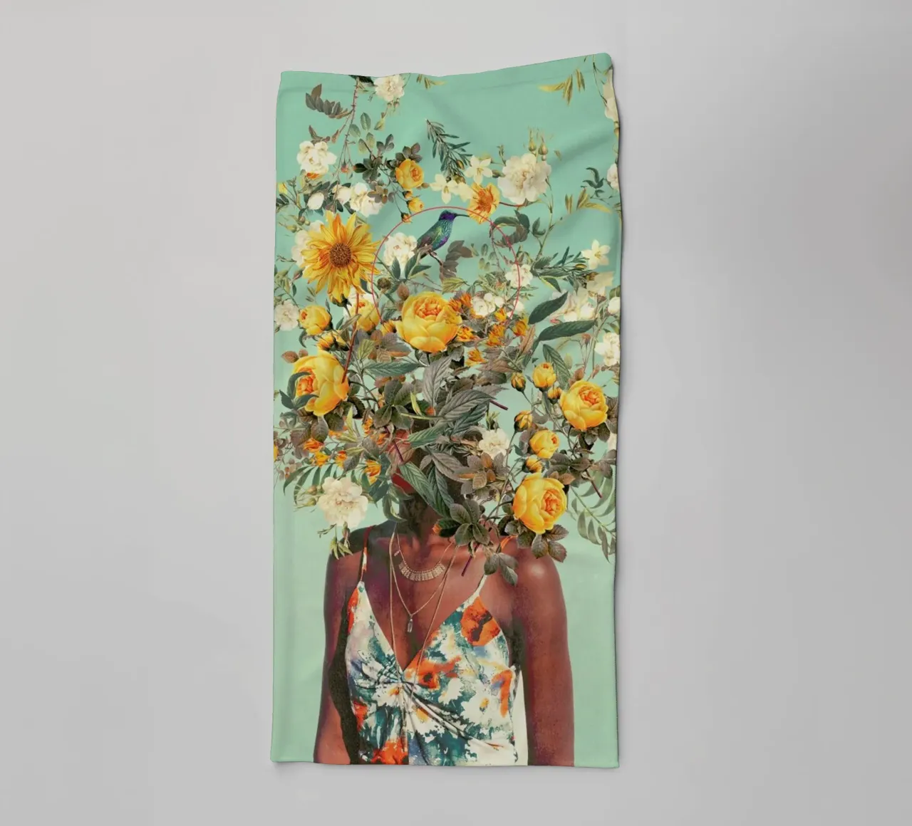 You Loved Me A Thousand Summers Ago towel by Frank Moth