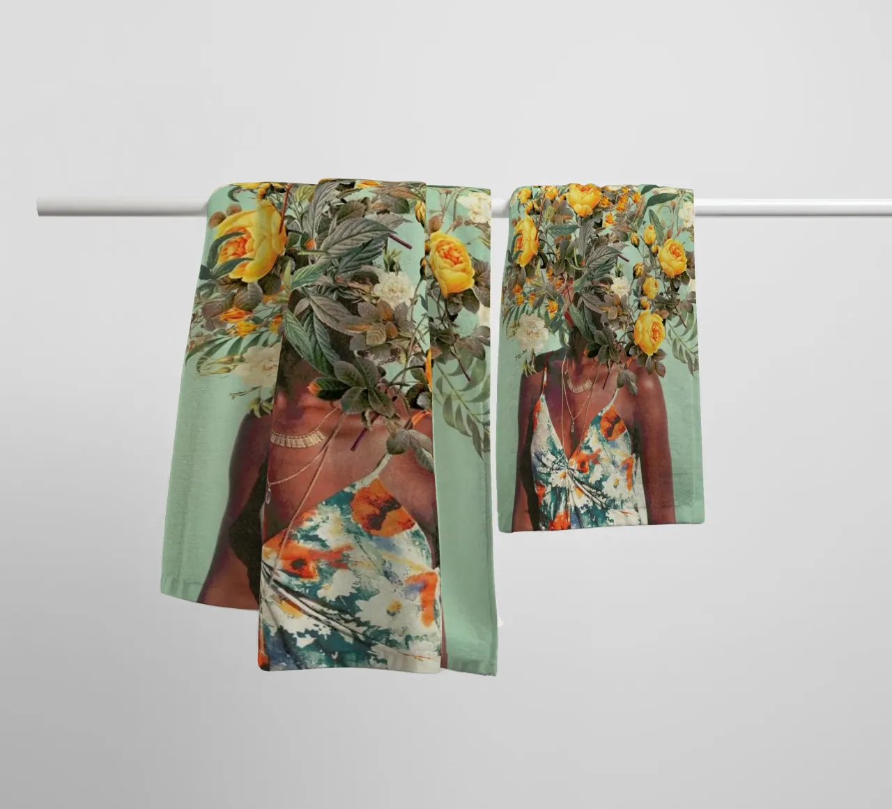 You Loved Me A Thousand Summers Ago towel by Frank Moth