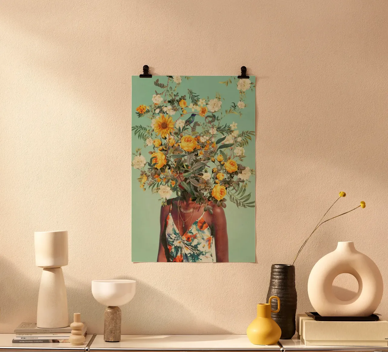 You Loved Me A Thousand Summers Ago poster con telaio in legno da Frank Moth