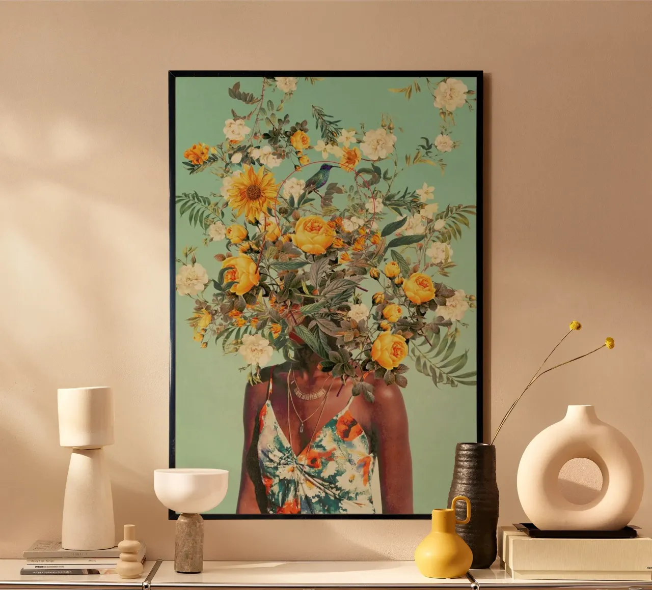 You Loved Me A Thousand Summers Ago poster con telaio in legno da Frank Moth