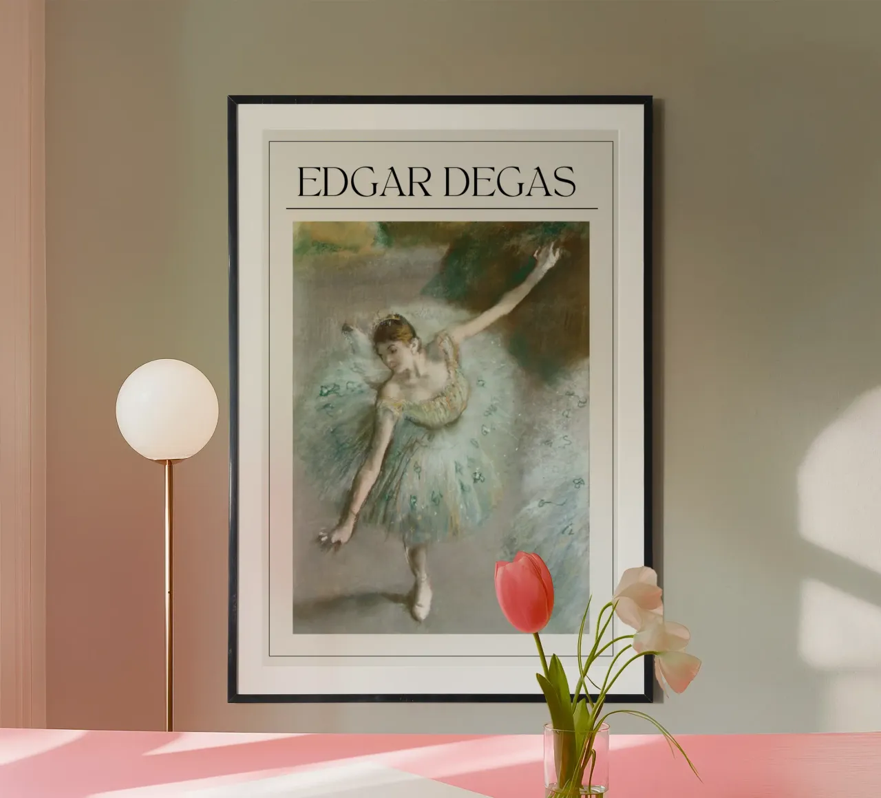 Die Tänzerin - Edgar Degas Poster von Second Canvas