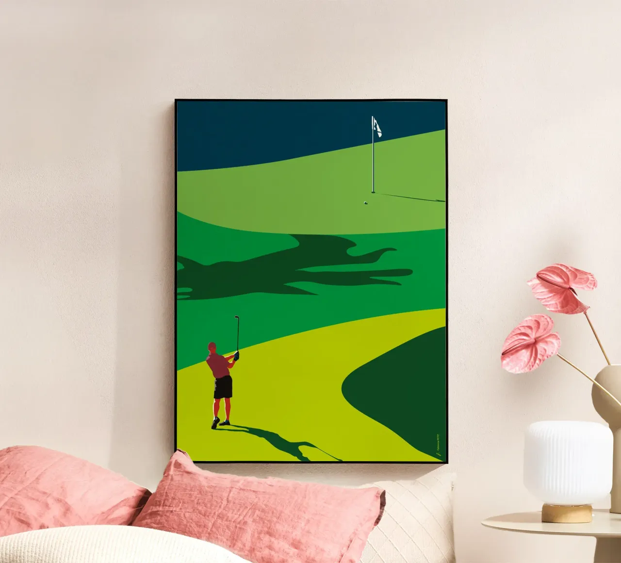 Golf plexiglass da Fabienne Petit