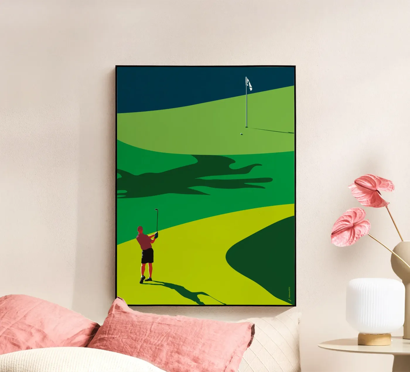 Golf plexiglas de Fabienne Petit