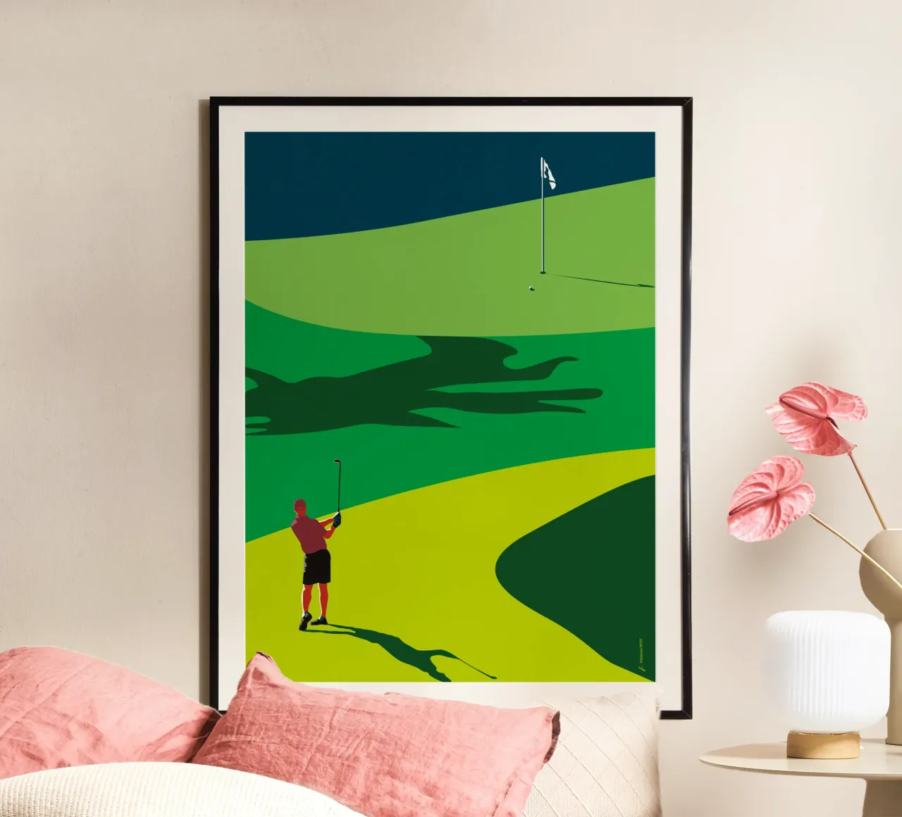 Golf poster da Fabienne Petit