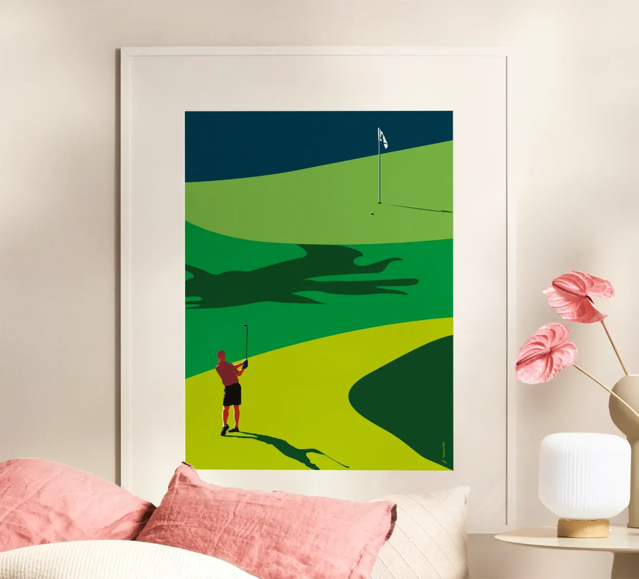 Golf poster da Fabienne Petit