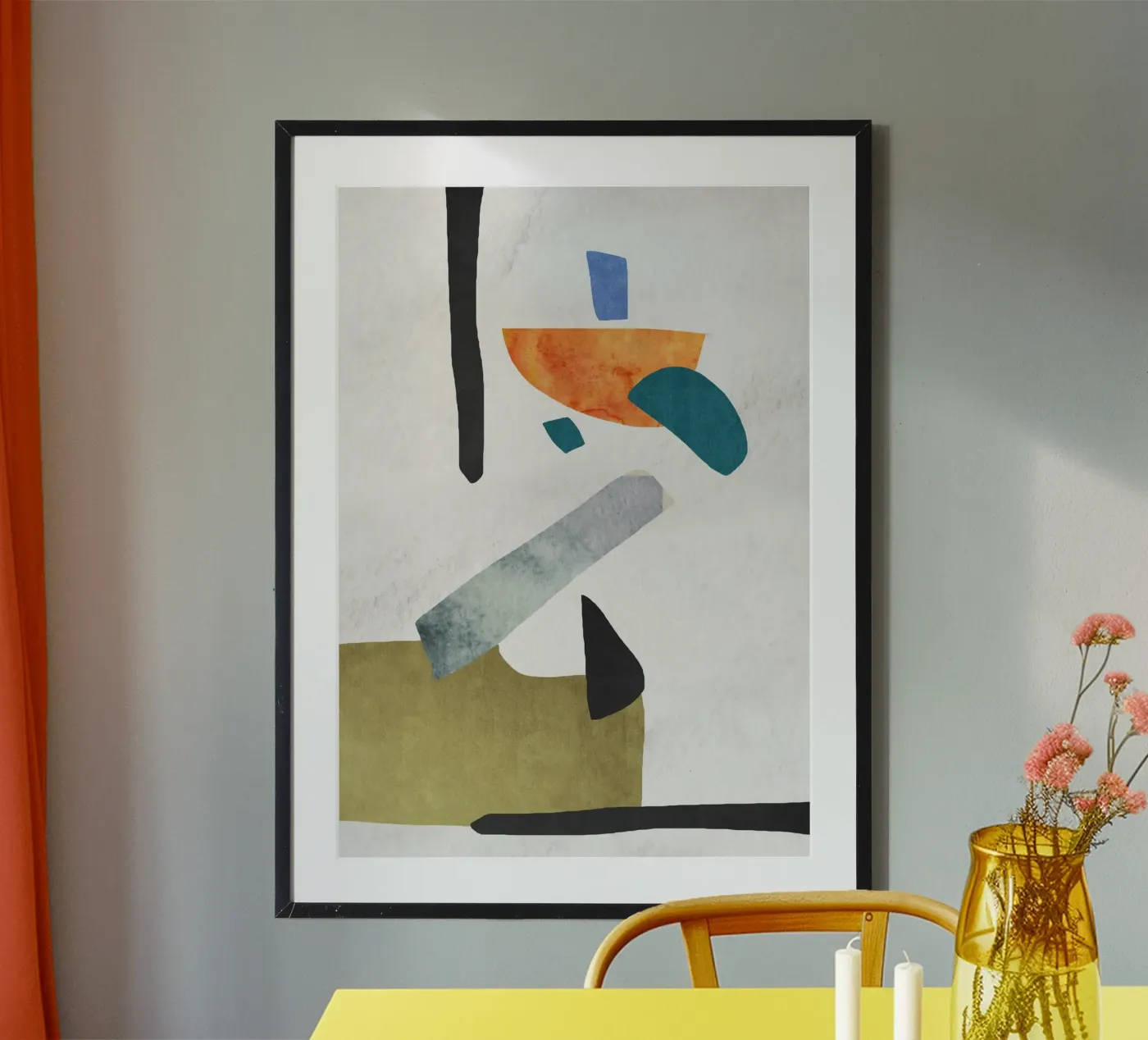 Abstract geometric x poster da ramosashop