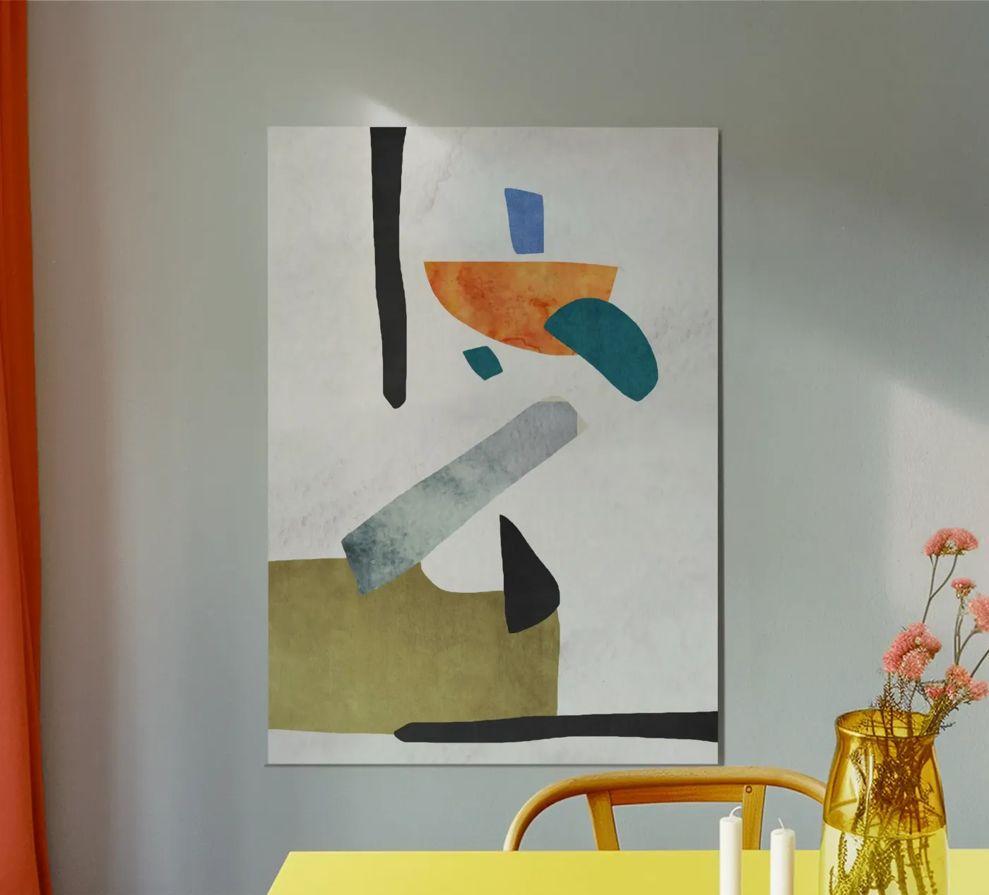 Abstract geometric x poster da ramosashop