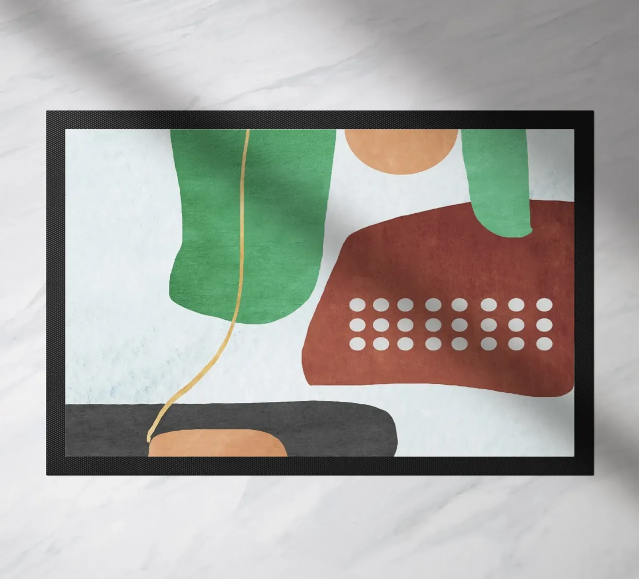 Abstract geometric  earth tones zerbino da ramosashop