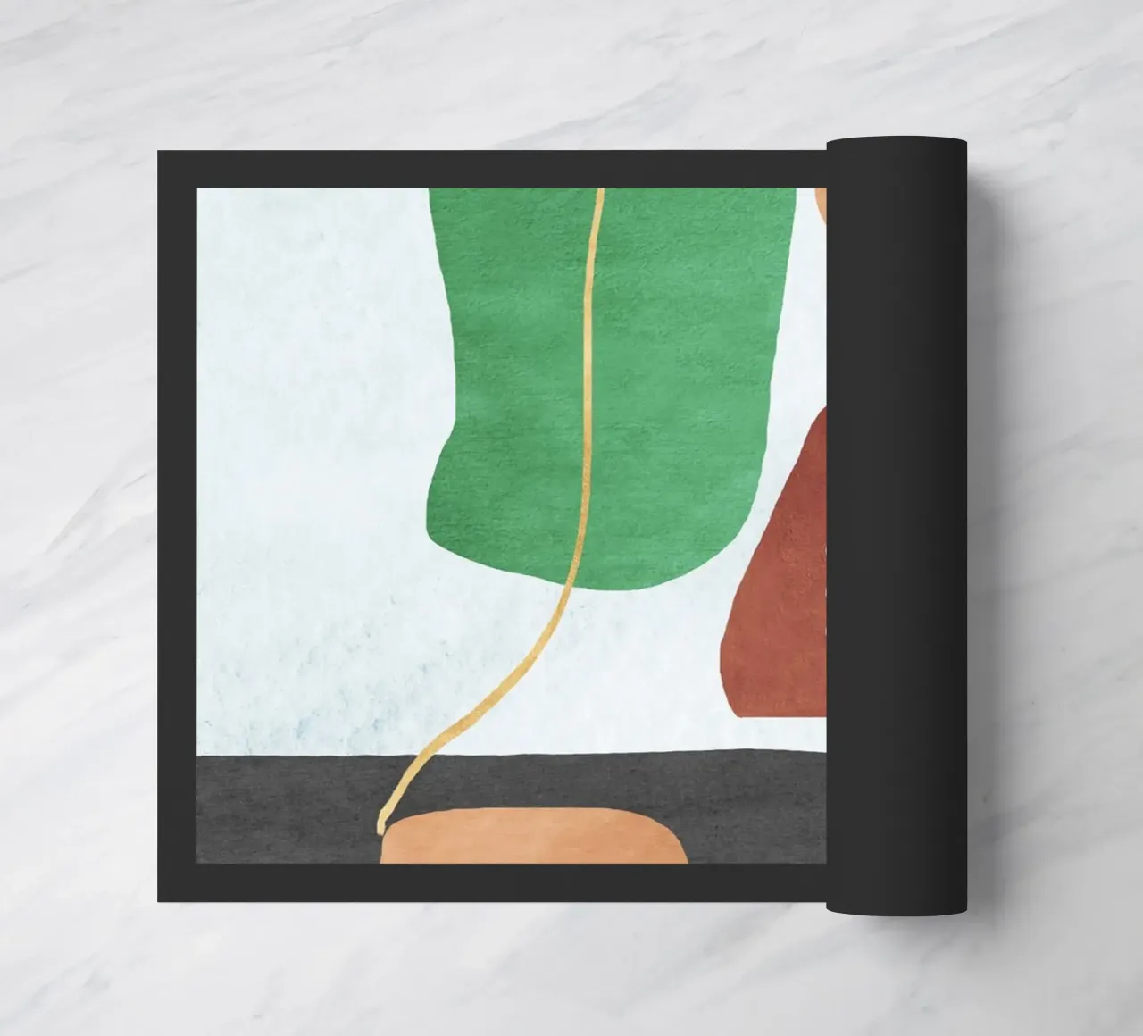 Abstract geometric  earth tones zerbino da ramosashop