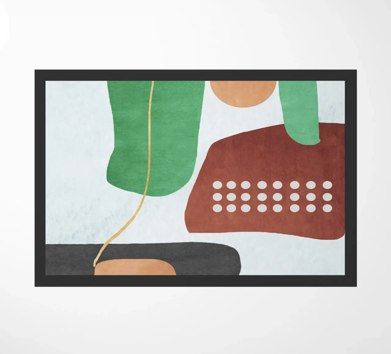 Abstract geometric  earth tones zerbino da ramosashop