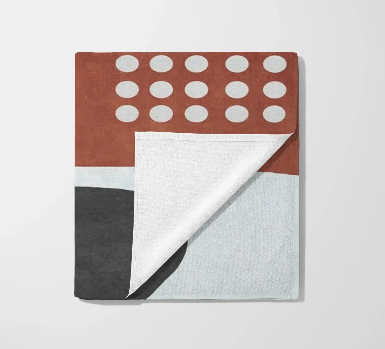 Abstract geometric  earth tones telo mare da ramosashop