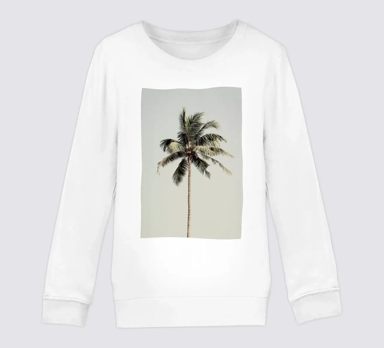 Palm Tree By The Beach felpa bambino da Victoria Frost