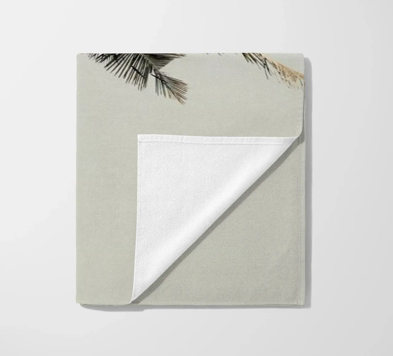 Palm Tree By The Beach telo mare da Victoria Frost