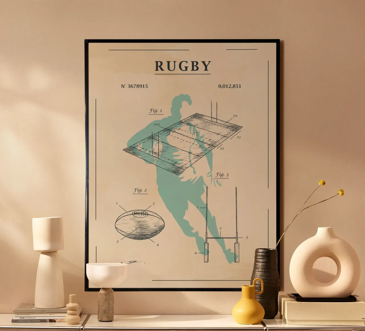 Brevet du rugby poster da Fabienne Petit