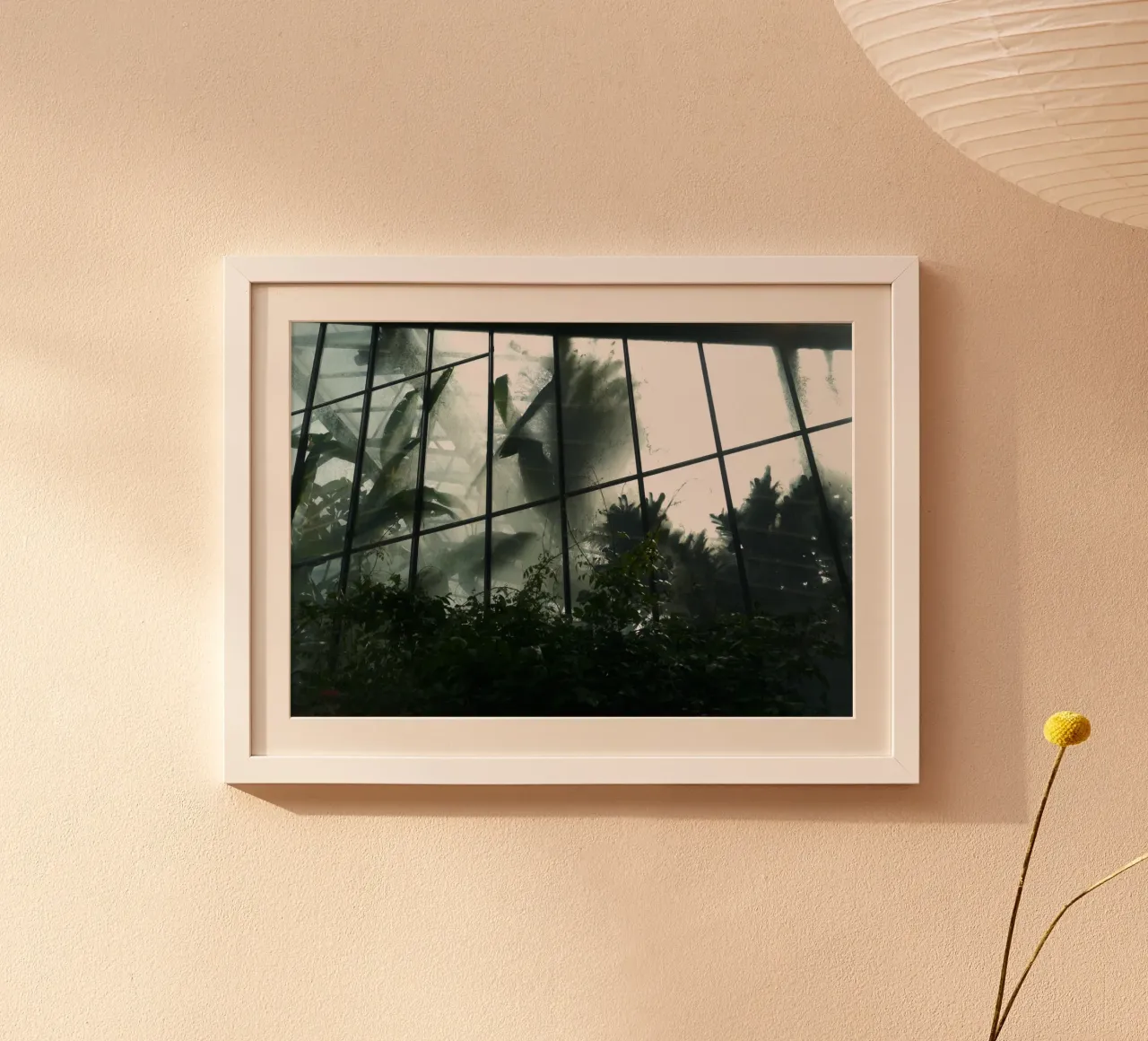 GREENHOUSE I poster con telaio in plastica da Grumpz