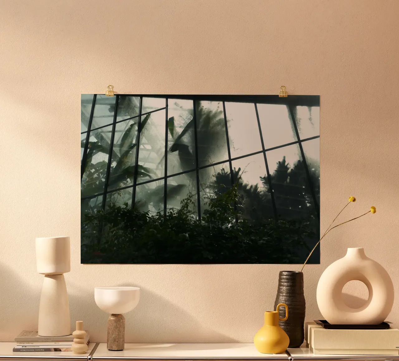 GREENHOUSE I poster con telaio in plastica da Grumpz