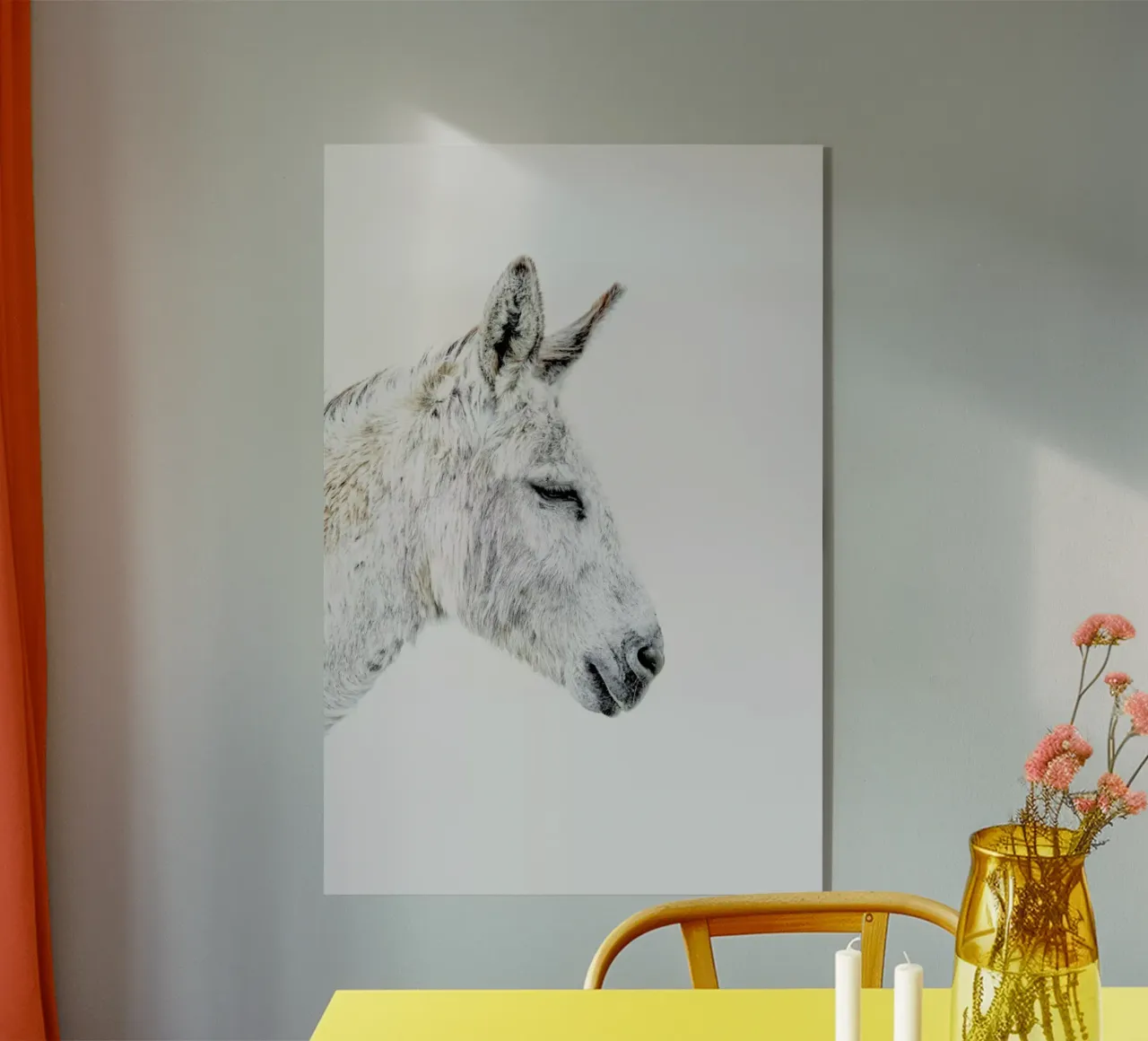 Donkey acryl van Paws & Claws