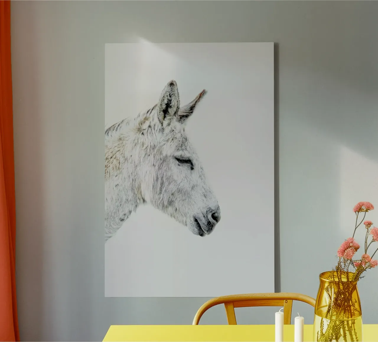 Donkey canvas by Paws & Claws