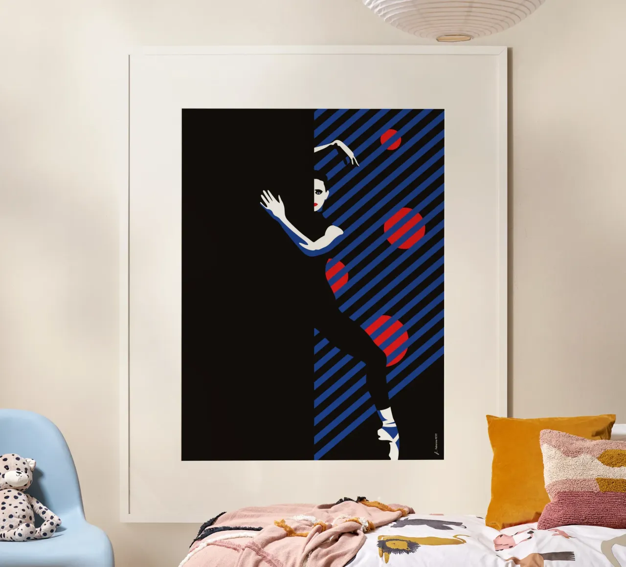 Graphic Danse poster da Fabienne Petit
