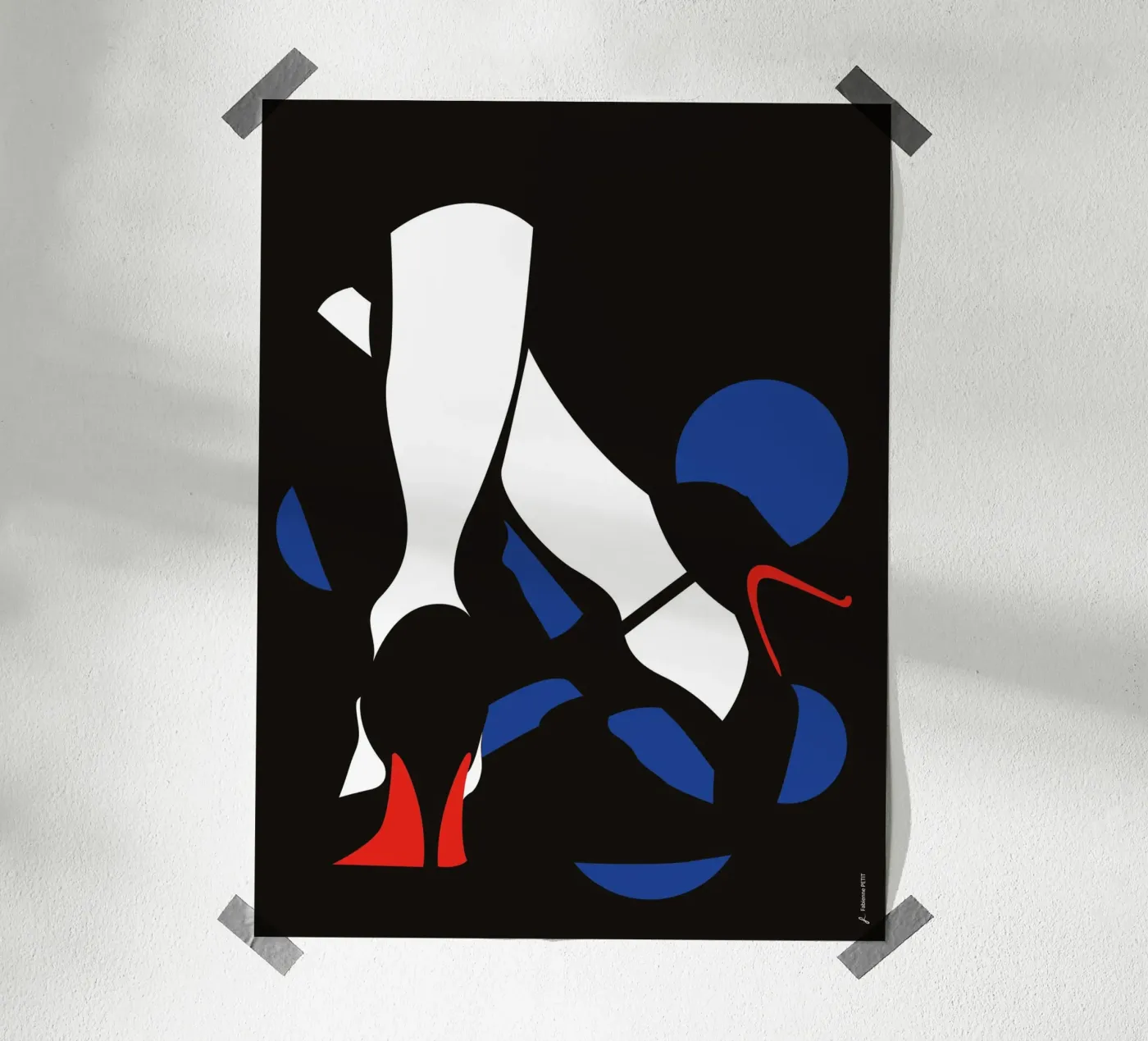 Tango Poster von Fabienne Petit