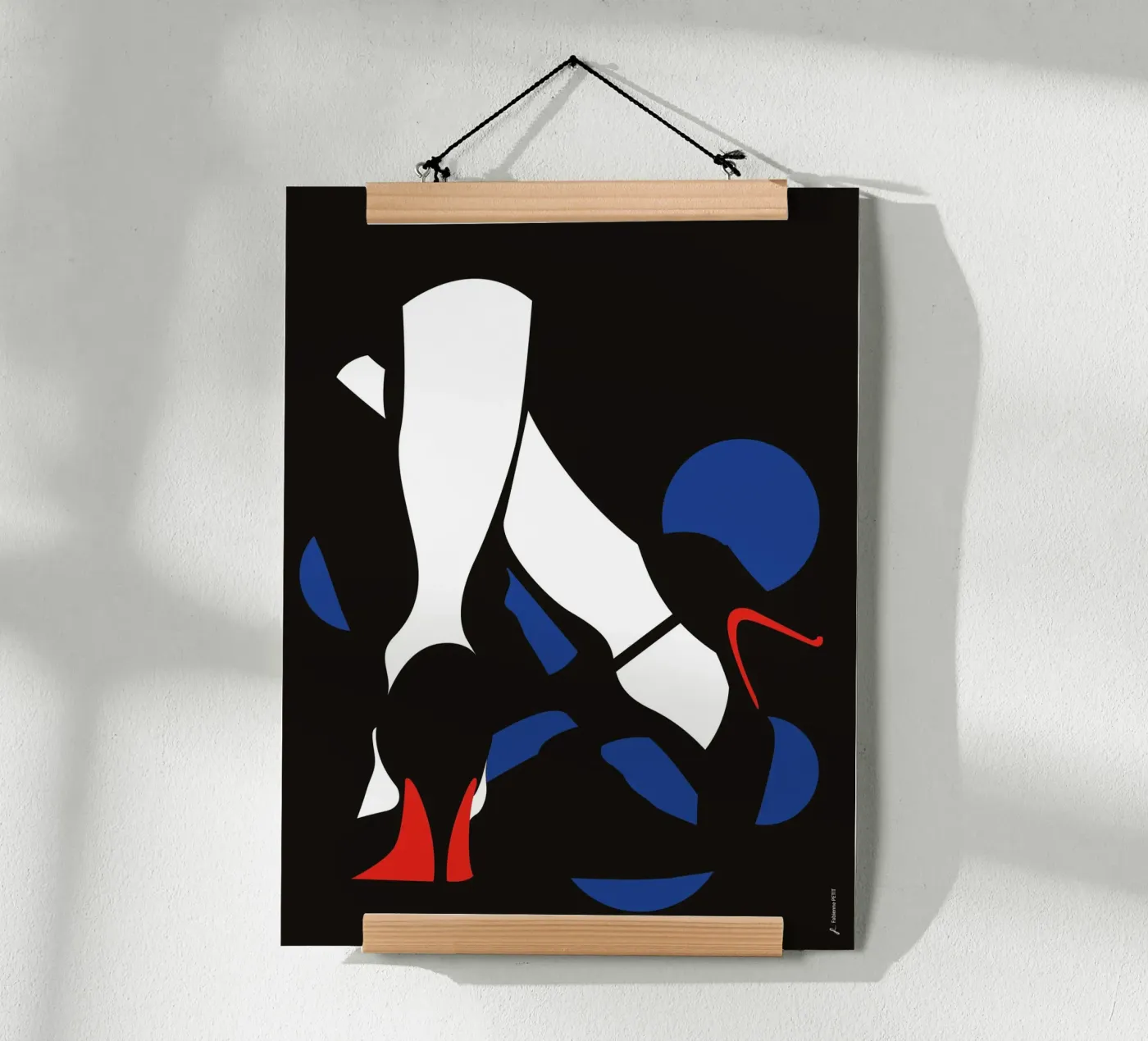 Tango Poster von Fabienne Petit