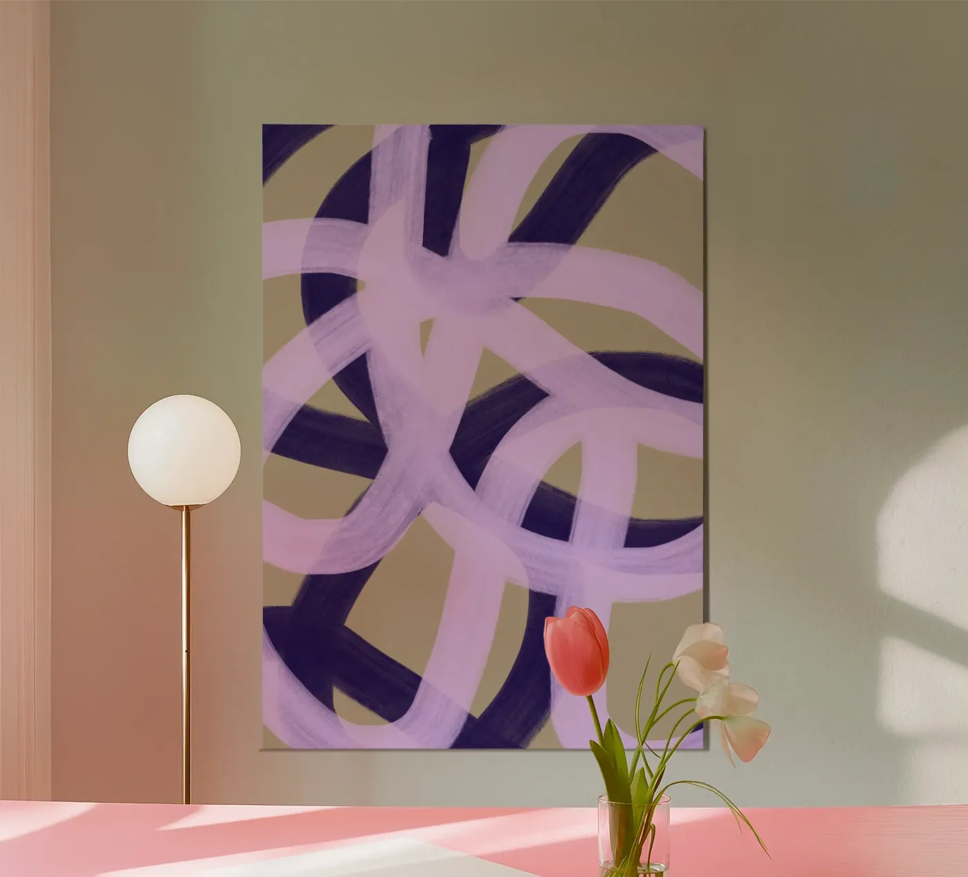 Lines 1 poster van Studio Memb