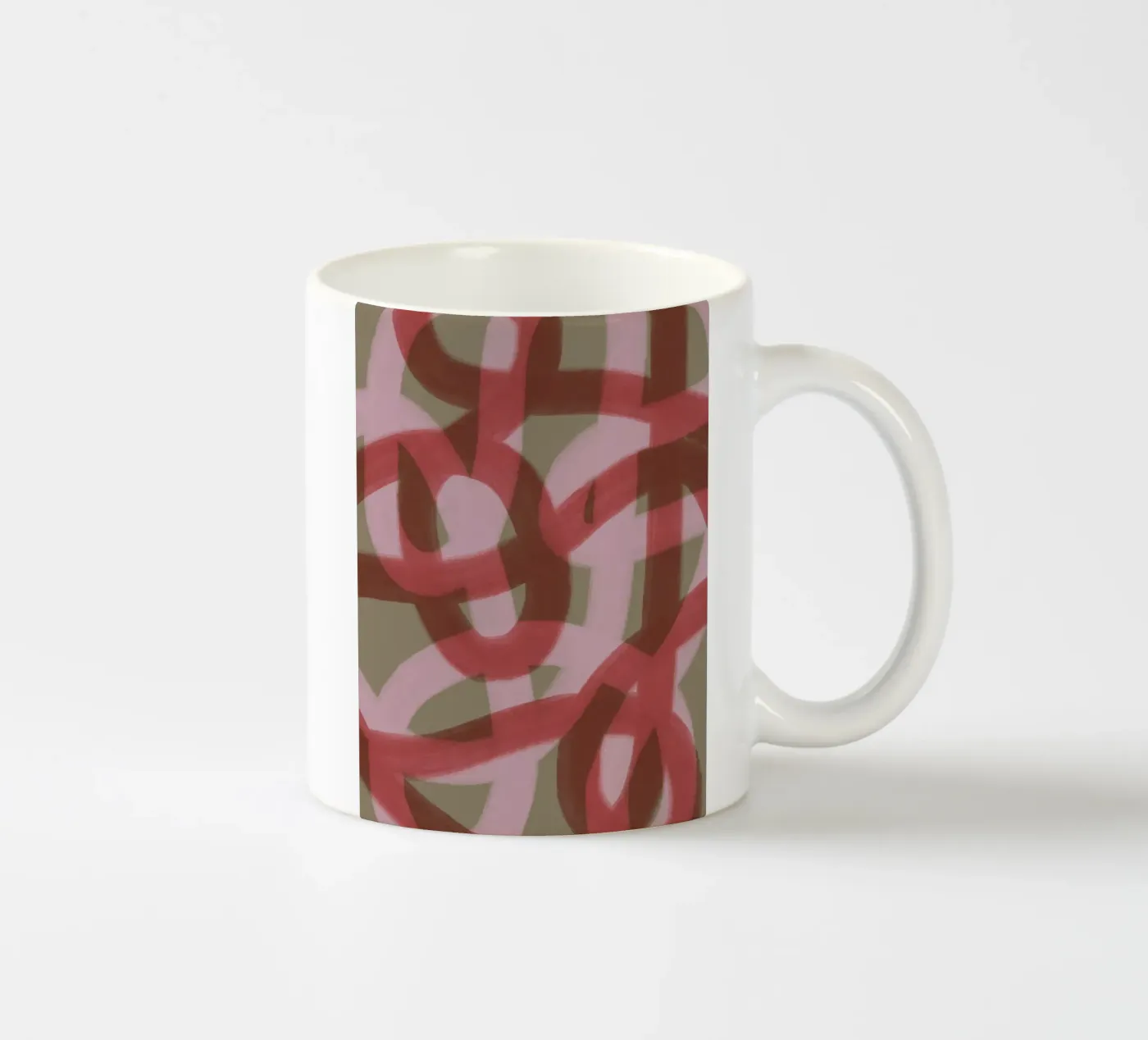 Lines 2 ceramic mug by Studio Memb