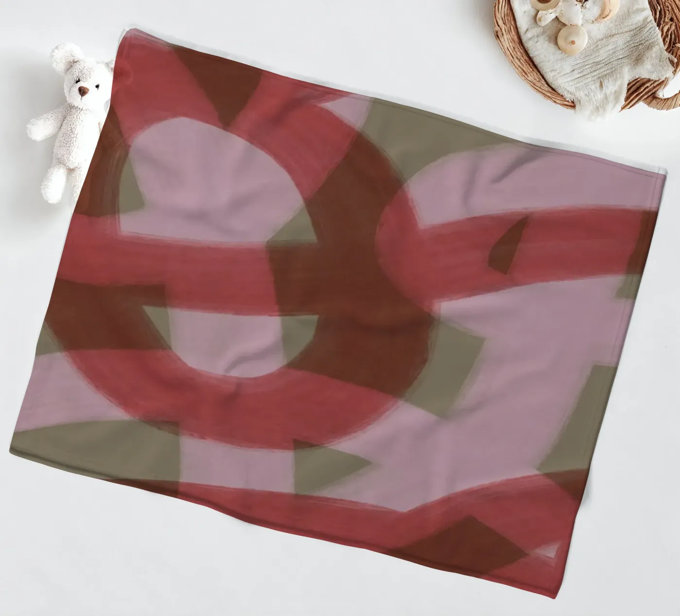 Lines 2 fleecedeken van Studio Memb