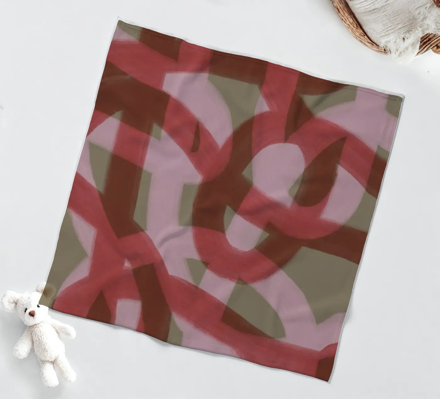 Lines 2 fleecedeken van Studio Memb