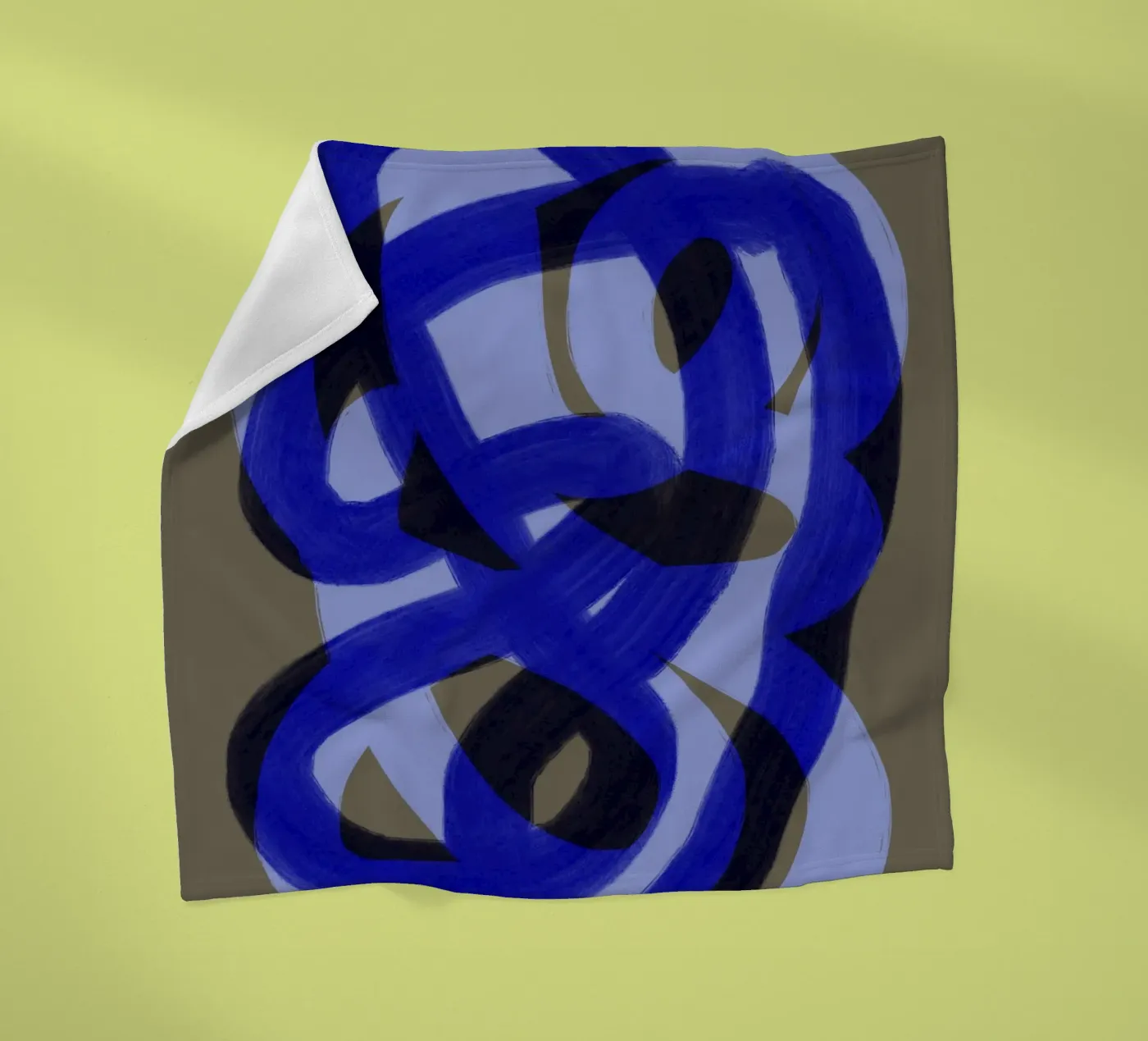 Lines 4 fleecedeken van Studio Memb