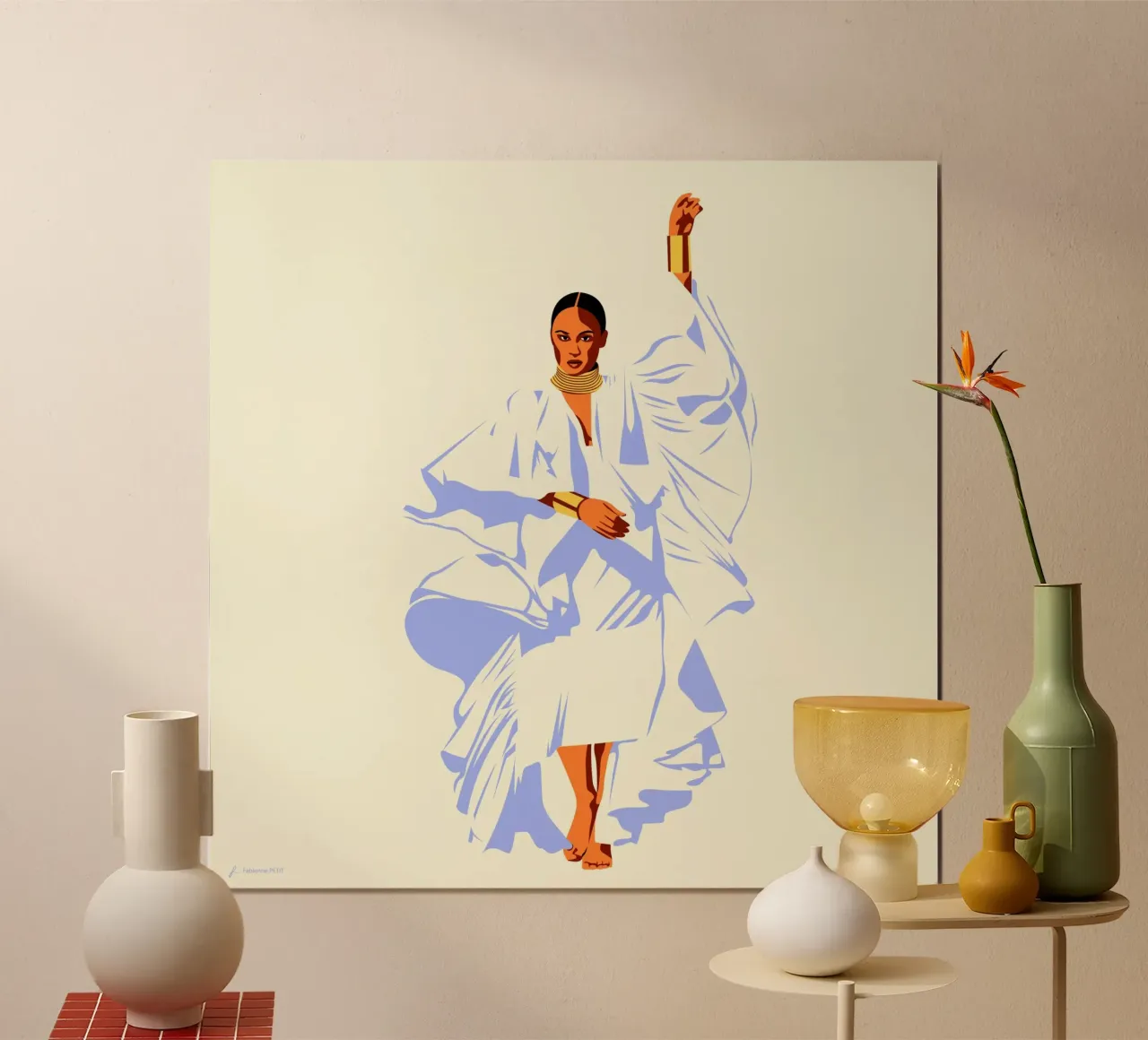 Afro Rumba poster da Fabienne Petit