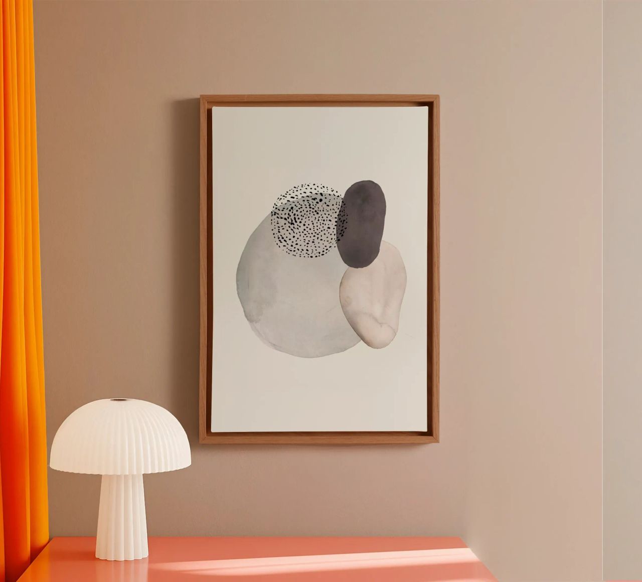 Pastels I Leinwand von Graphite