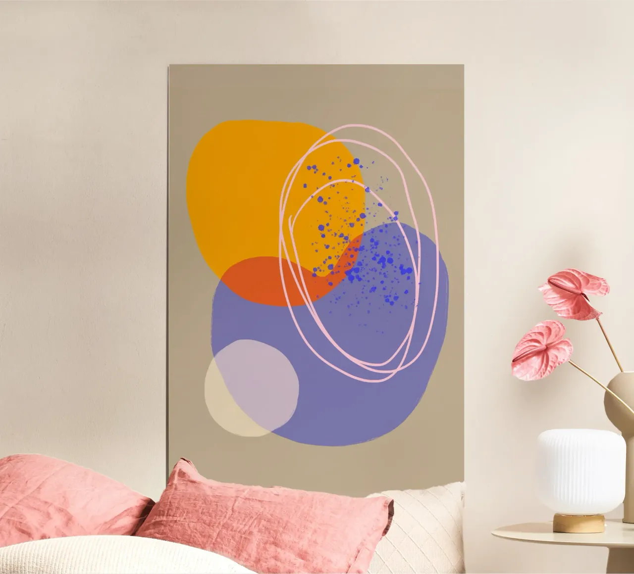 Shapes 21 poster con telaio in plastica da Studio Memb