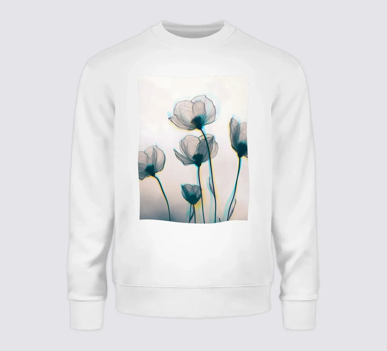 Mistige bloemen sweatshirt van Moon Bloom