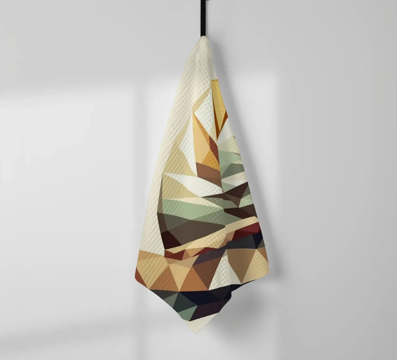 Lumaca geometrica - Opera d'arte stilizzata low-poly canovaccio da cucina da namosh