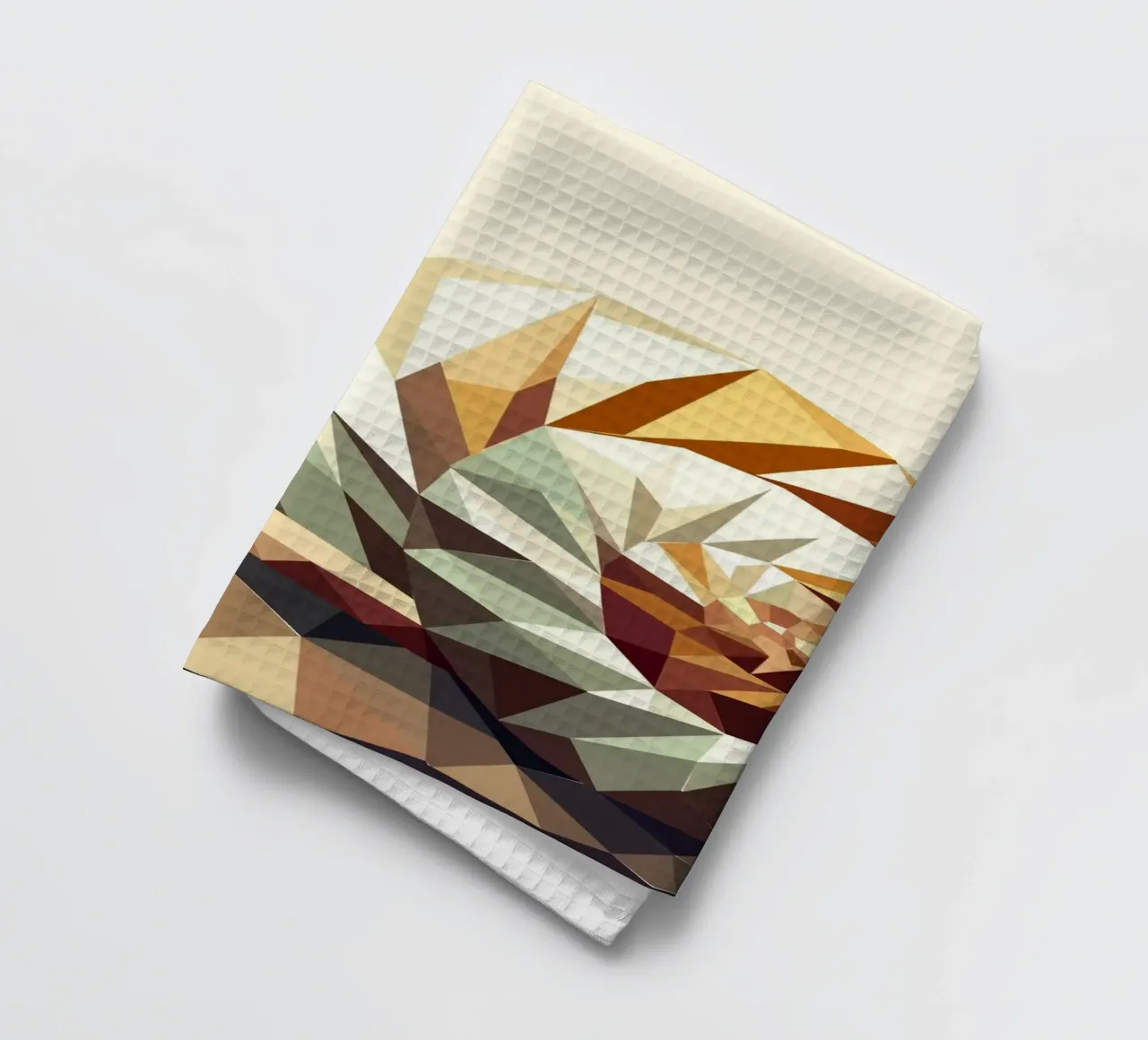 Lumaca geometrica - Opera d'arte stilizzata low-poly canovaccio da cucina da namosh