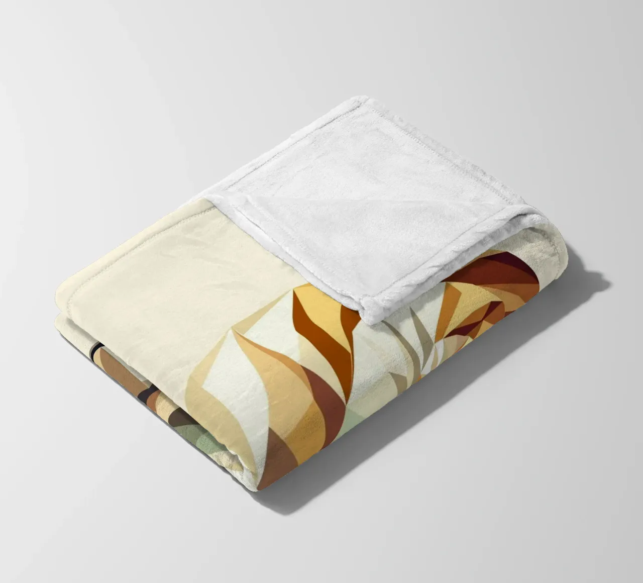 Lumaca geometrica - Opera d'arte stilizzata low-poly coperta in pile da namosh