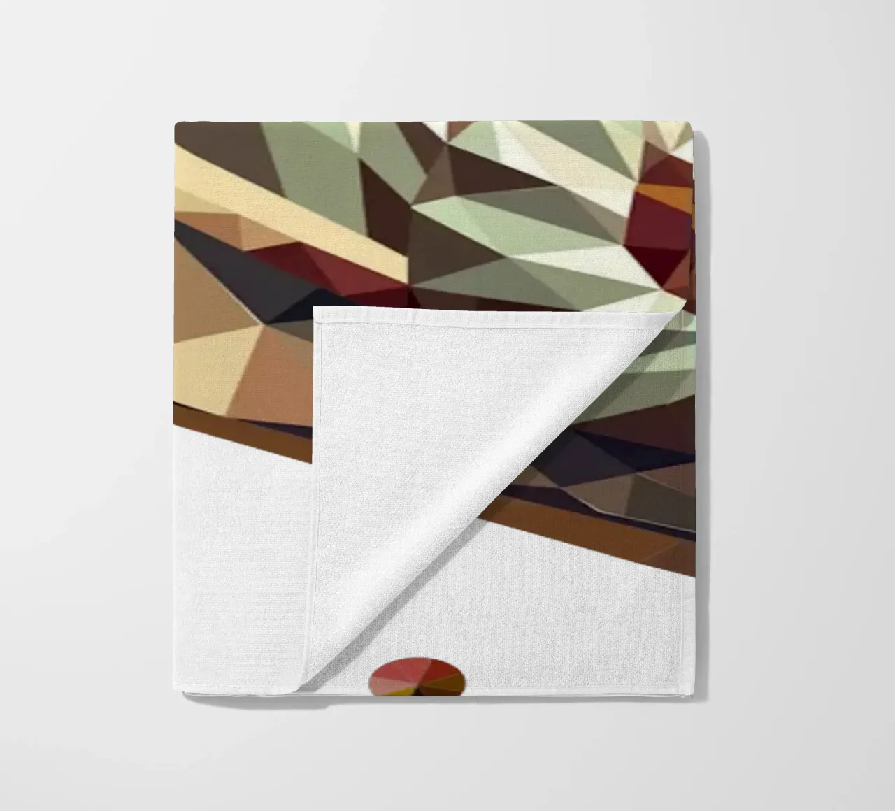Snail on a flowering branch - spring meets low-poly beach towel by namosh