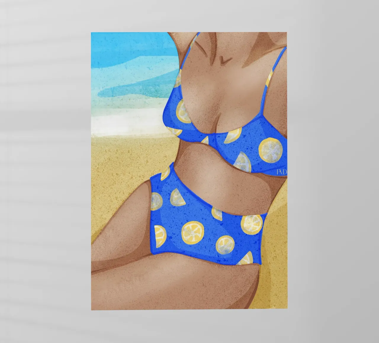 Summerfeeling | Abstract Woman in Bikini pellicola backlit da Patricia Vetta Design