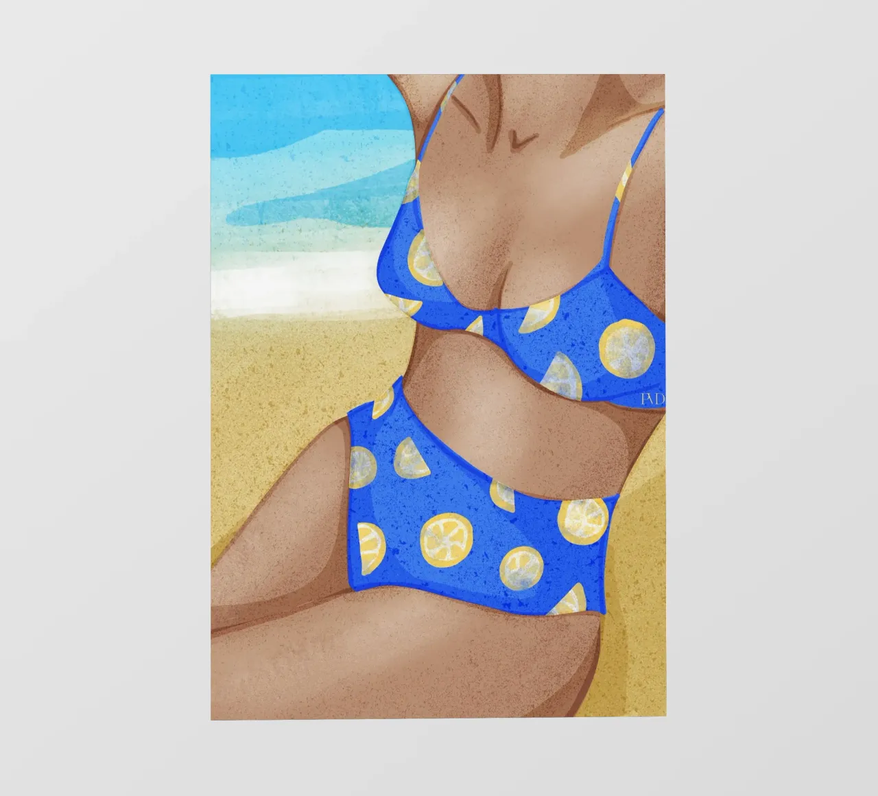 Summerfeeling | Abstract Woman in Bikini pellicola backlit da Patricia Vetta Design