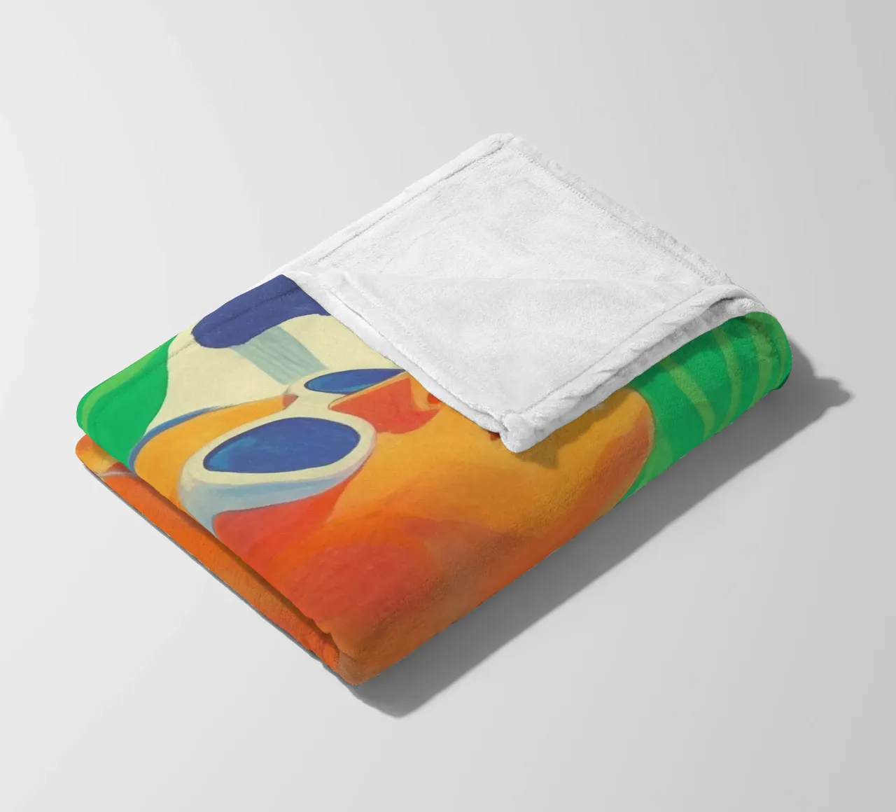 Umore estivo femminile coperta in pile da Carinaprint
