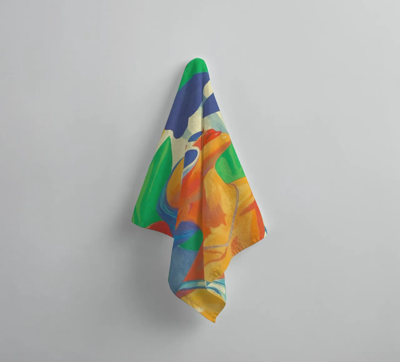 Female summer mood towel by Carinaprint