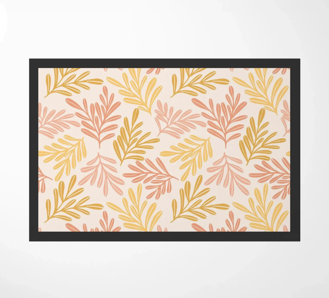 Warm Leaf Harmony doormat by Wackapacka